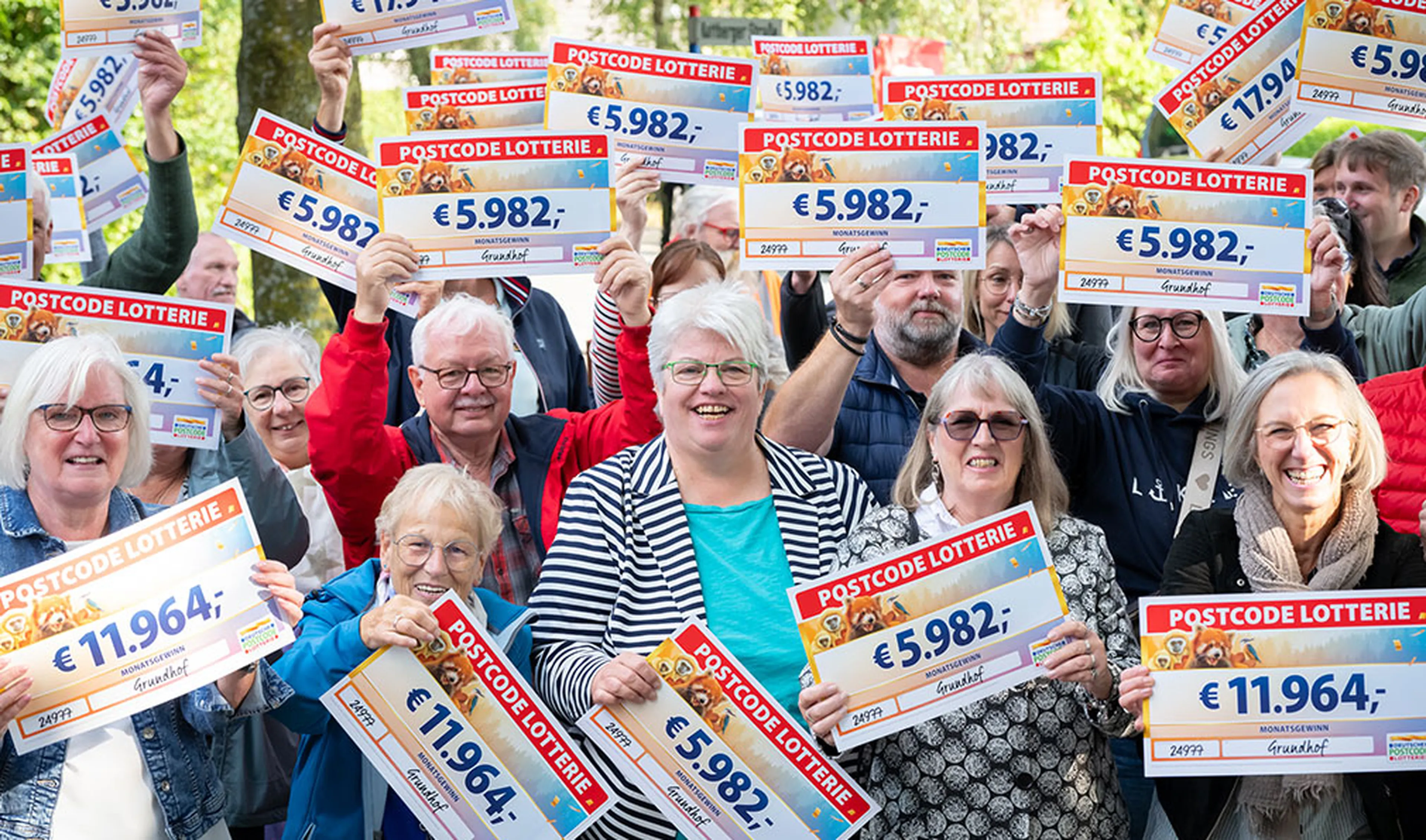 Der Monatsgewinn der Deutschen Postcode Lotterie geht nach 24977 Grundhof