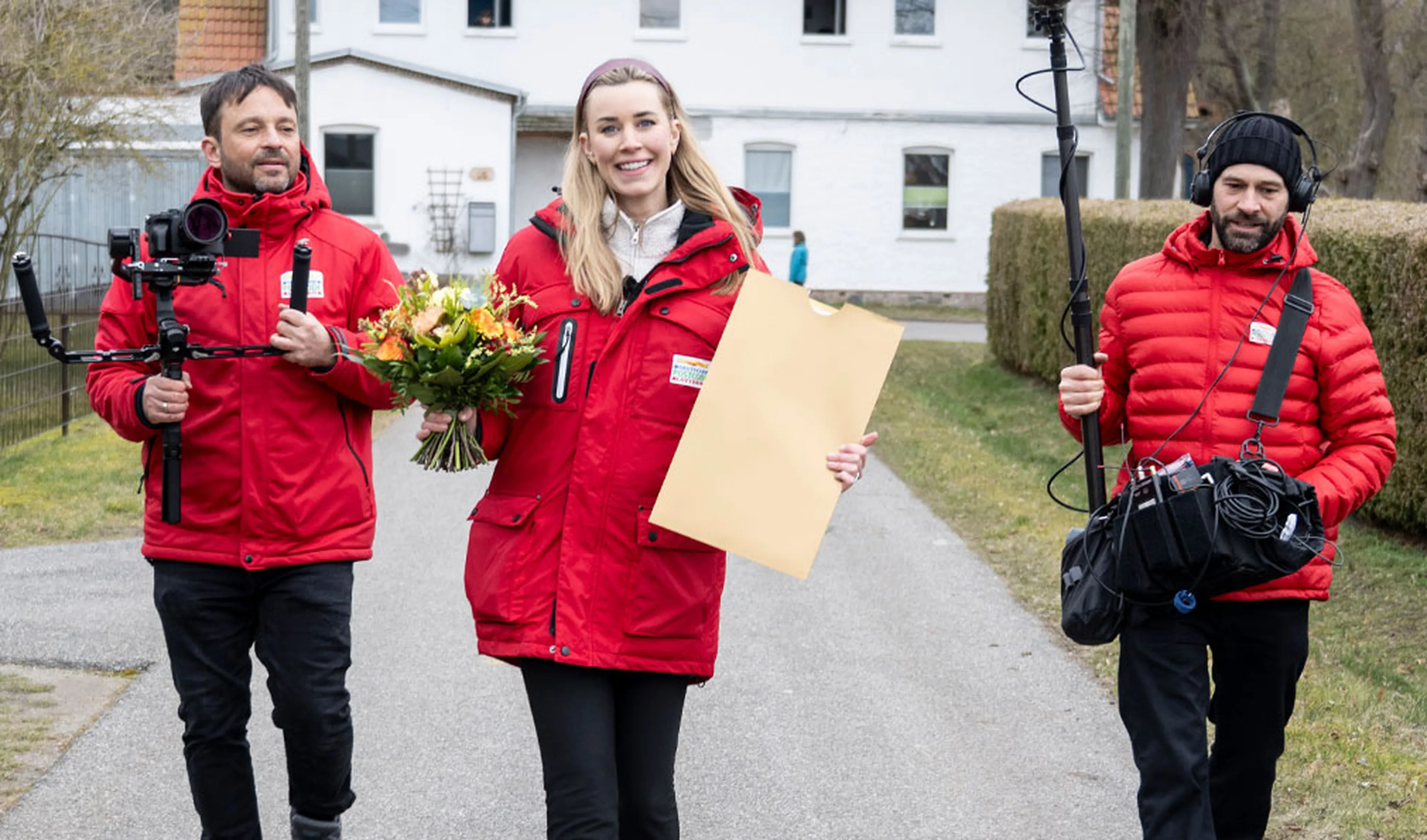 Team der Deutschen Postcode Lotterie unterwegs
