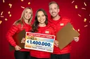 1,4 Millionen Euro beim Monatsgewinn