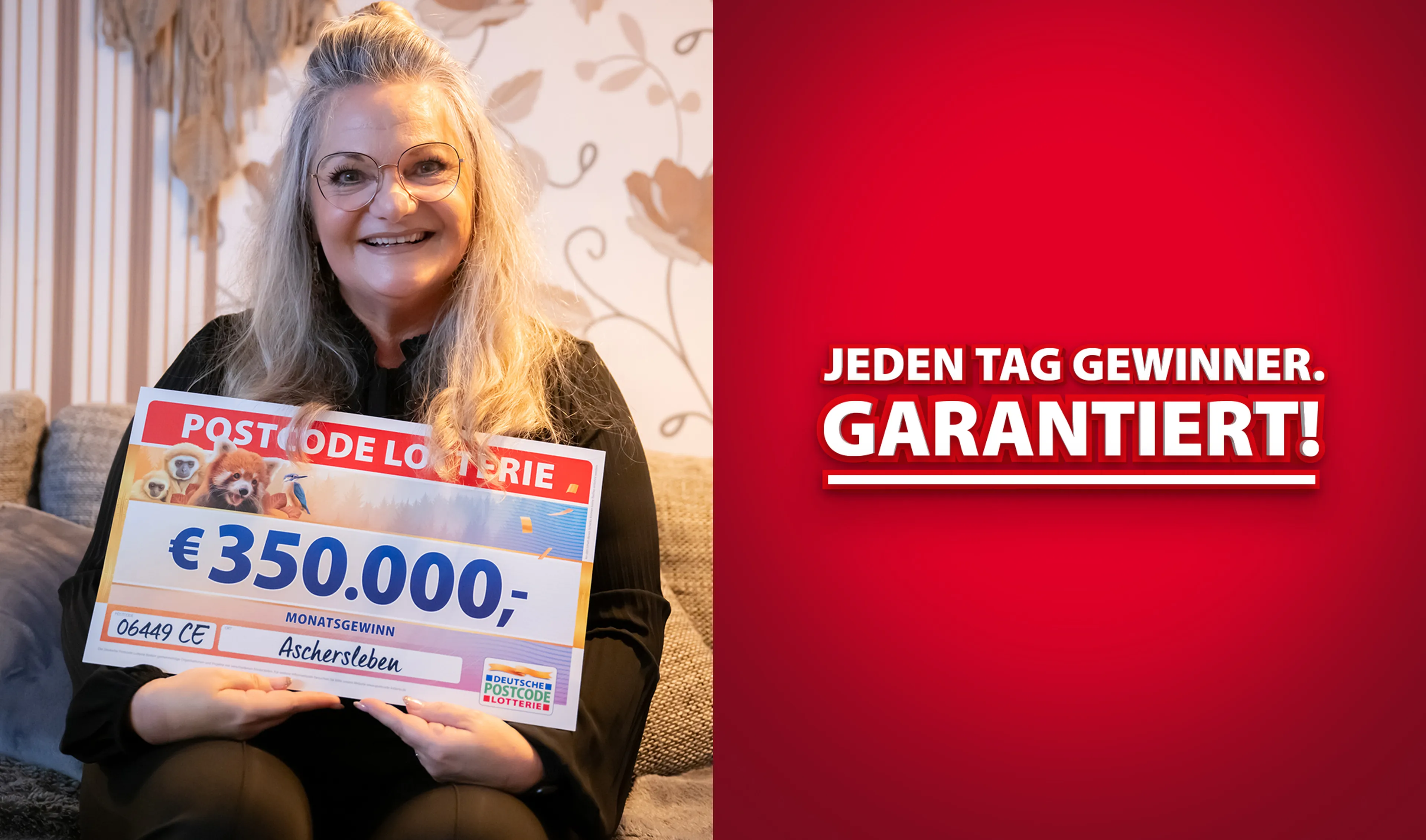Jeden Tag Gewinner. Garantiert!