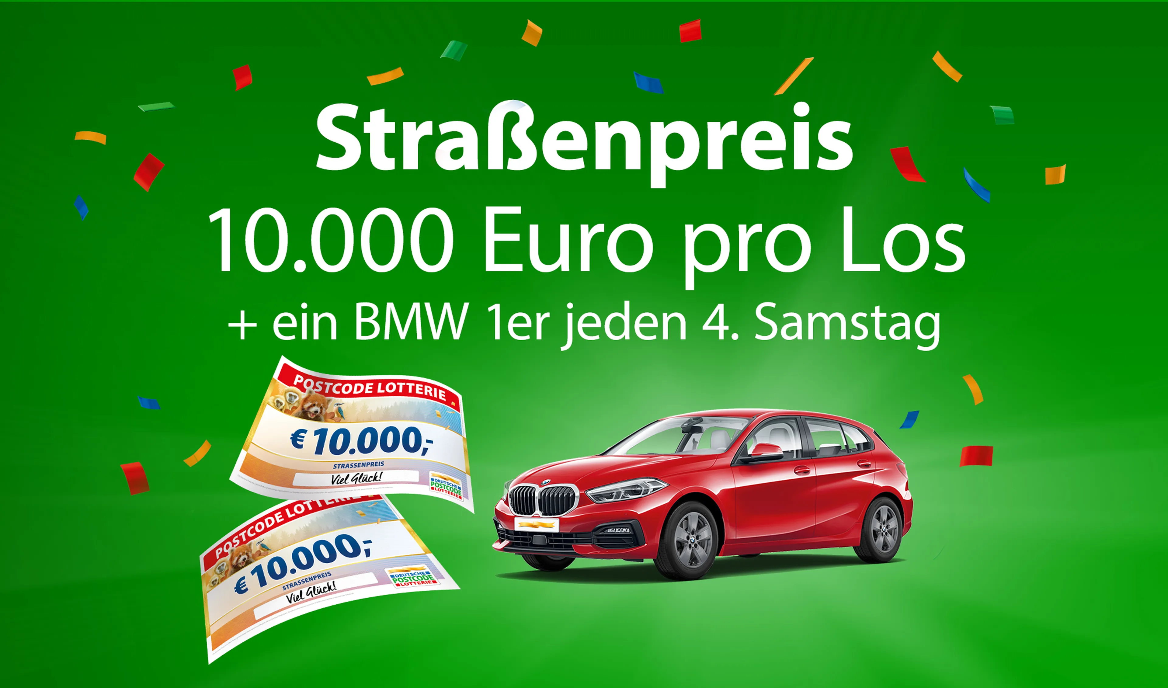 Postcode Lotterie Straßenpreis am Samstag