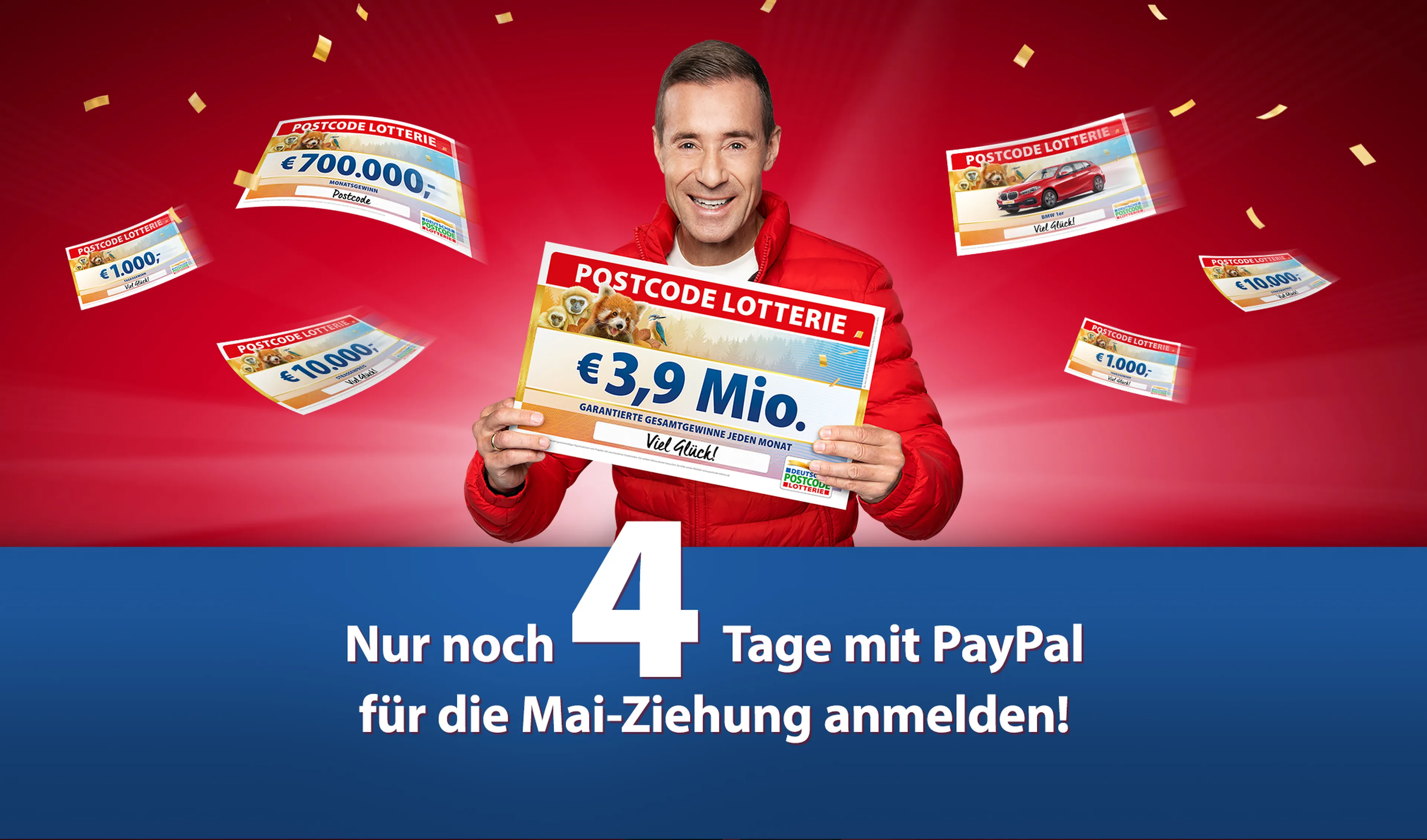 Kai Pflaume ist Botschafter der Deutschen Postcode Lotterie