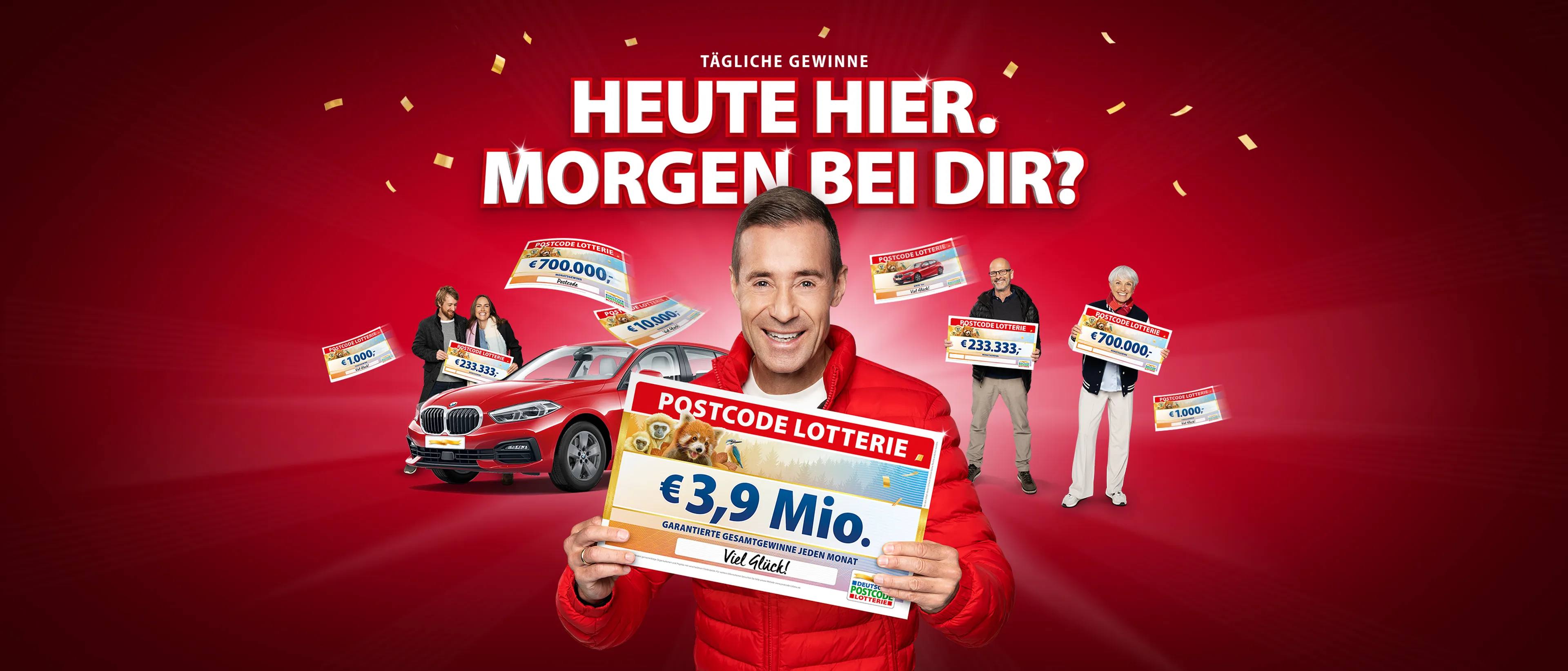 Kai Pflaume Botschafter der Deutschen Postcode Lotterie