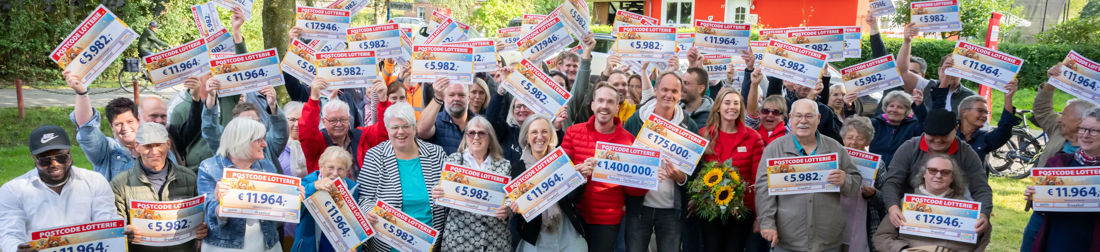 Der Monatsgewinn der Deutschen Postcode Lotterie geht nach 24977 Grundhof