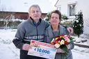 Glückliche Postcode Lotterie Gewinner; Straßenpreis