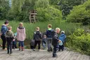 Am Teich des Mehrgenerationenhauses