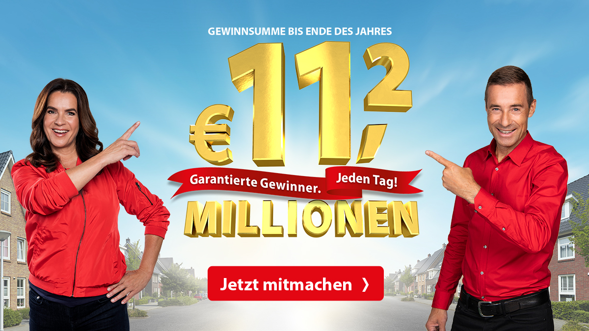 Gewinnen mit der Deutschen Postcode Lotterie