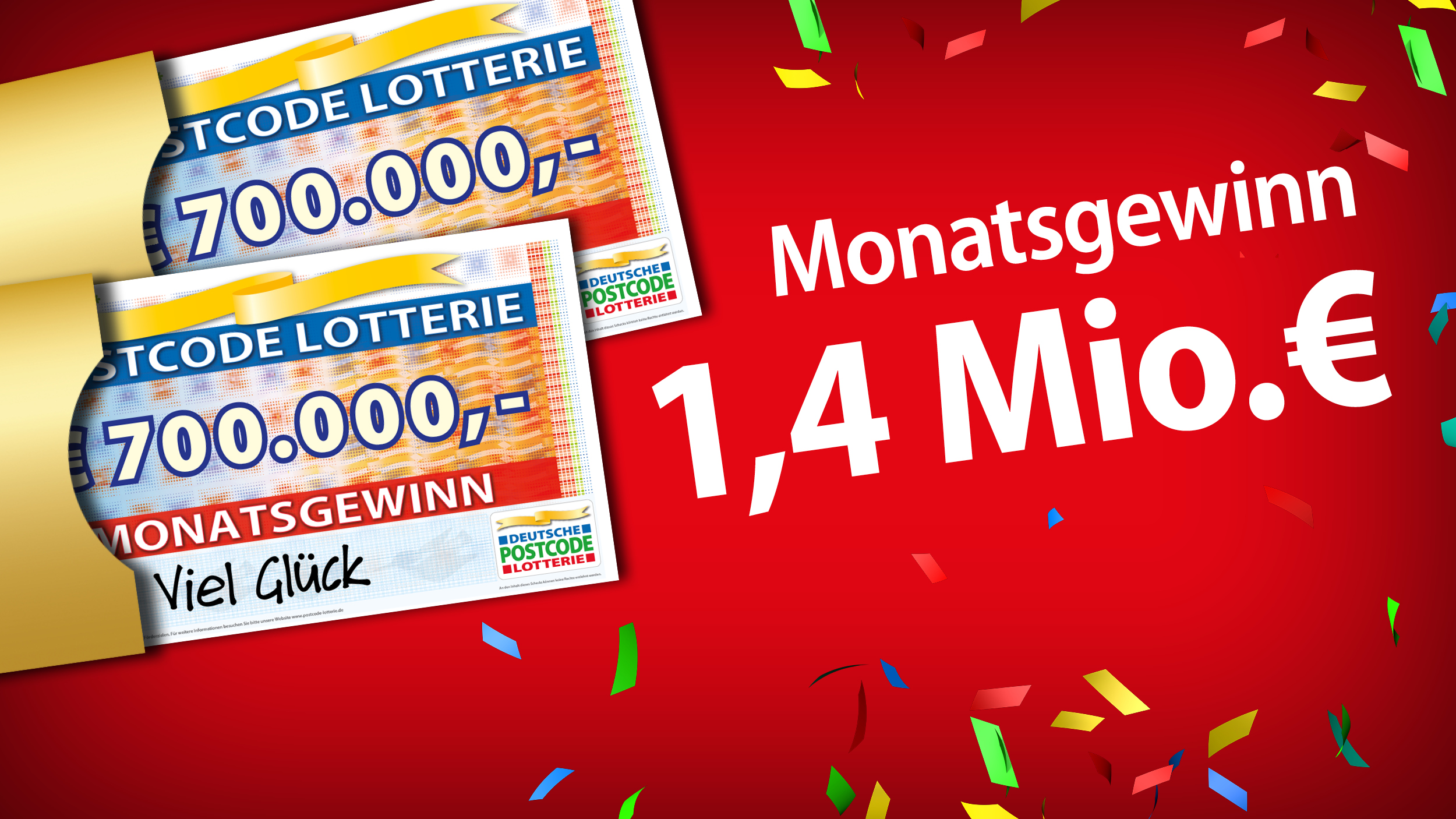 Postcode Lotterie Monatsgewinn