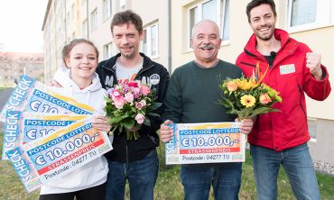 Herzlichen Glückwunsch an die glücklichen Nachbarn aus Leipzig Herzlichen Glückwunsch an die glücklichen Nachbarn aus Leipzig