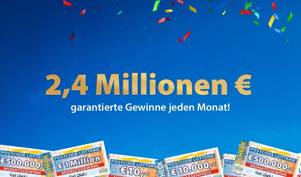 Gewinnen mit der Deutschen Postcode Lotterie