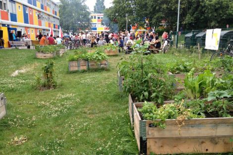 Jung und Alt gärtnern gemeinsam mitten in Berlin Jung und Alt gärtnern gemeinsam mitten in Berlin